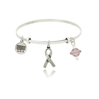 Ribbon of Life Adjustable Bangle Bracelet