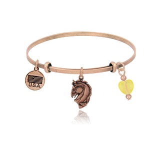 Wild Horse Adjustable Bangle Bracelet