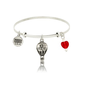 Hot Air Balloon Adjustable Bangle Bracelet