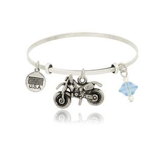 Motorcycle Adjustable Bangle Bracelet