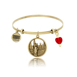 NY Skyline Liberty Adjustable Bangle Bracelet