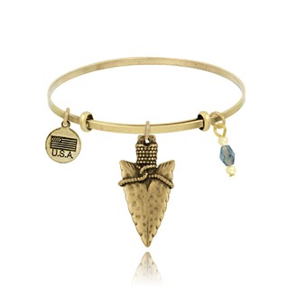 Arrowhead Adjustable Bangle Bracelet