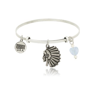 Chief Profile Adjustable Bangle Bracelet