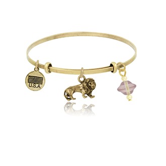 Lion Adjustable Bangle Bracelet