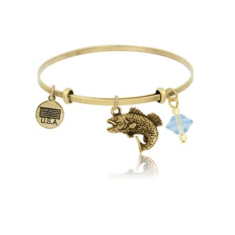 Fish Adjustable Bangle Bracelet