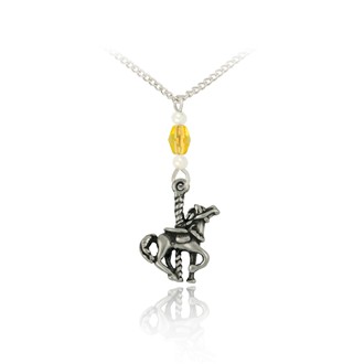 Carousel Horse Chain Pendant