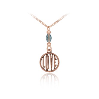 Love in Circle Chain Pendant