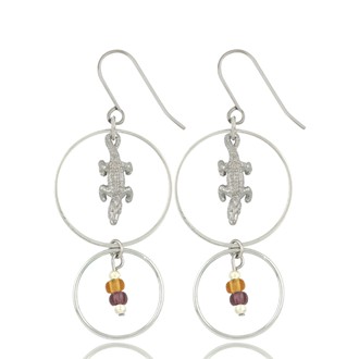 Alligator Charm Earrings