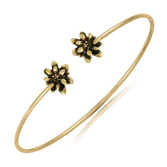 Colombine Flower Wire Cuff