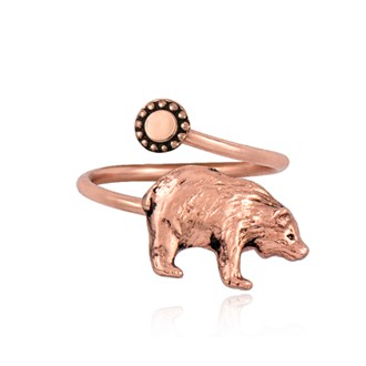 Adjustable Wire Bear Ring