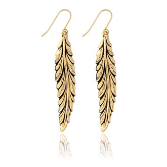 Fancy Leaf Drop Earrings