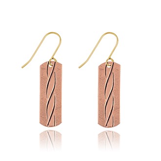 Twist Inlay Earrings