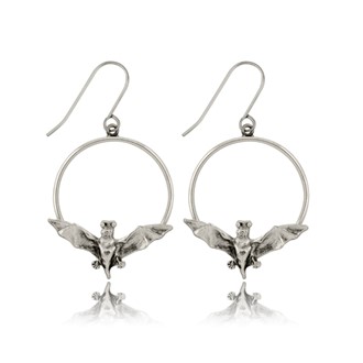 Bat Ring Earrings