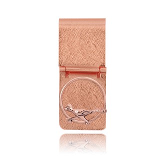 Roadrunner Ring Hinged Money Clip