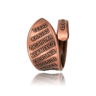 Rt. 66 Spoon Adjustable Ring