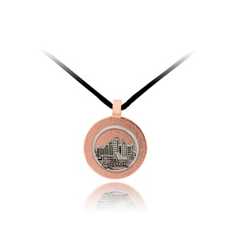 Boston Skyline Tab Pendant