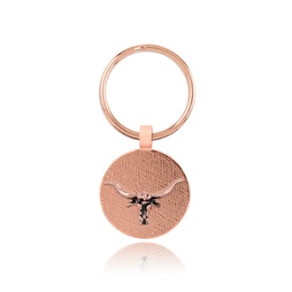 Longhorn Tab Key Ring