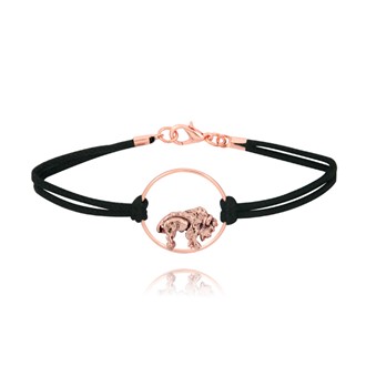 Buffalo Ring Cord Bracelet