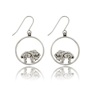 Buffalo Ring Earrings