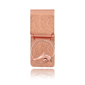 Dolphin Ring Hinged Money Clip