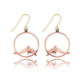 Dolphin Ring Earrings