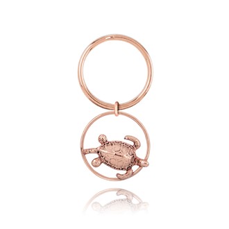 Sea Turtle Ring Key Ring