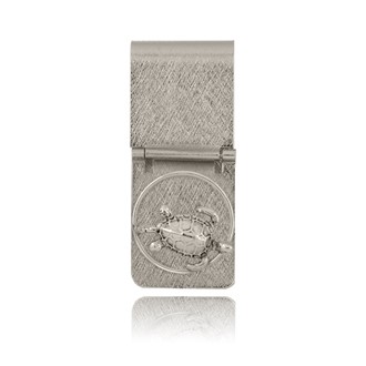 Sea Turtle Ring Hinged Money Clip