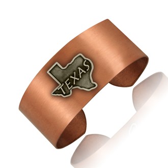 Texas Map Cuff