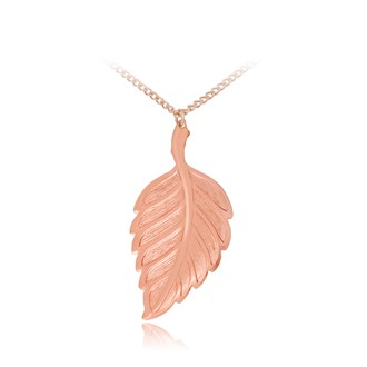 medium Open Leaf Pendant