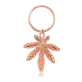 Marijuana Leaf Key Chain