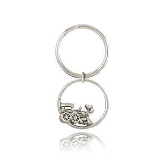 Train Engine Ring Key Ring