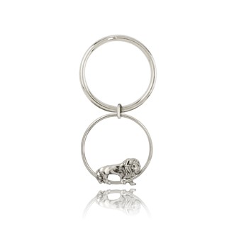 Lion Ring Key Ring