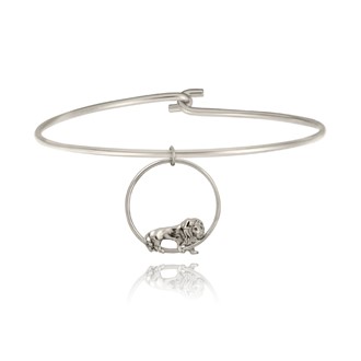 Lion Ring Hook Bangle