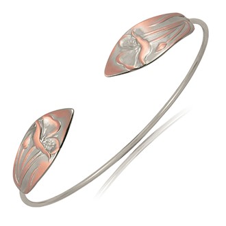 Lily two-tone Wire Adjustable Cuff