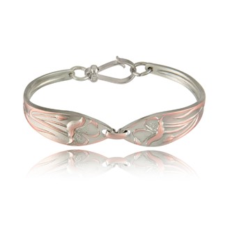 Lily Spoon Handle Two-tone Flex Bracelet