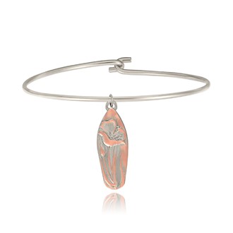 Lily Two-Tone Hook Bangle