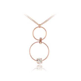 Swarovski Crystal Drop Ring Pendant