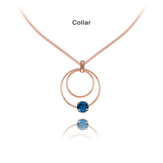 Swarovski Crystal Double Ring V-Collar