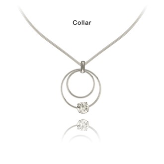 Swarovski Crystal Double Ring V-Collar