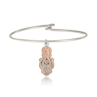 Heart Spoon two-tone hook bangle