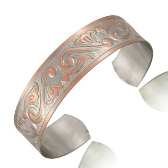 Swirl two-tone Cuff