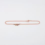 Double Heart Anklet