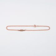 Engraved Oval Anklet