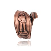 Dodge City Boothill Cowboy Spoon Ring