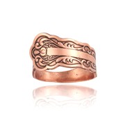 Border Spoon Adjustable Ring