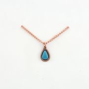 Teardrop Simulated Stone Neck