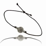 Bat Round Single Adjustable Bracelet