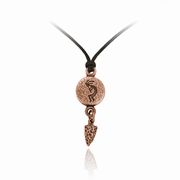 Arrowhead Drop Nature Pals Adjustable Round Kokopelli Pendant