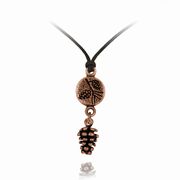 Pine Cones Round Adjustable Pendant Pine Cone Charm Drop