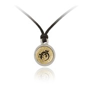 Gecko Mini-Elegance Round Adjustable Silk Pendant